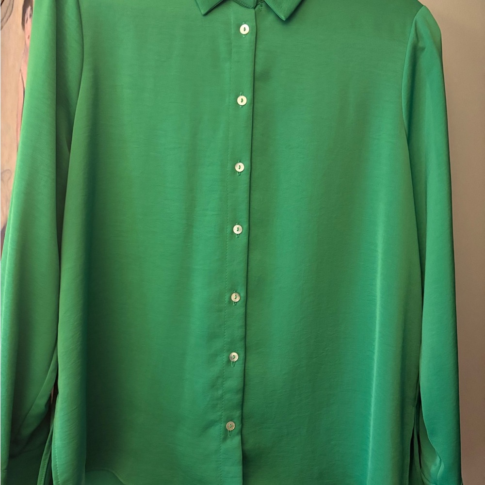 Zara Kelly Green Shirt